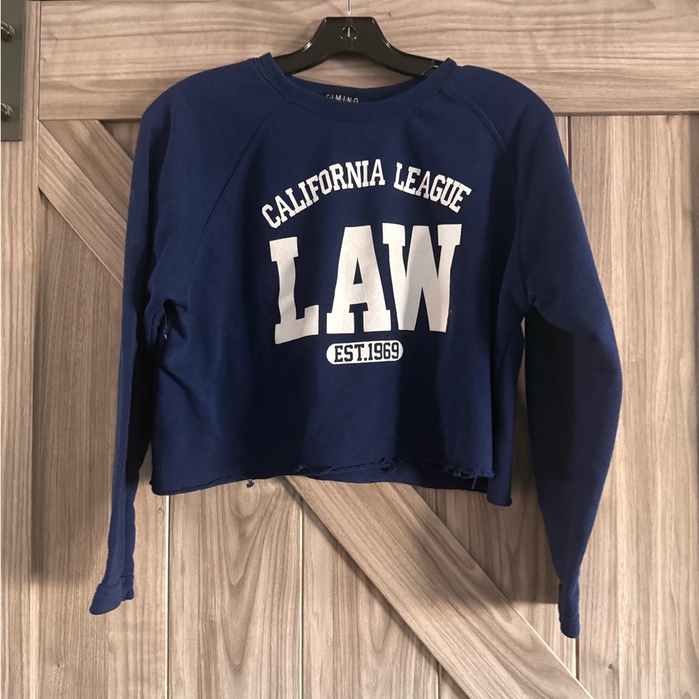 Timing Blue Law Crew Neck Sweater